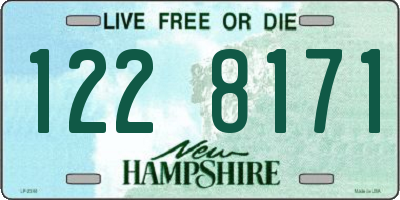 NH license plate 1228171