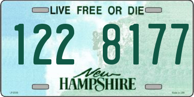 NH license plate 1228177
