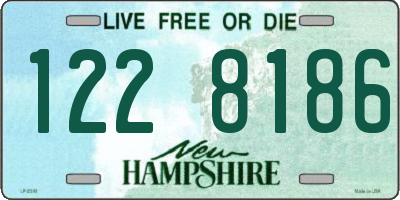 NH license plate 1228186