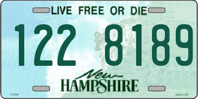 NH license plate 1228189