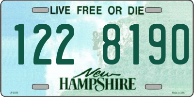 NH license plate 1228190