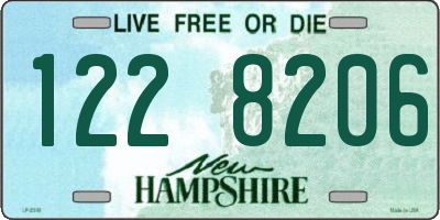 NH license plate 1228206