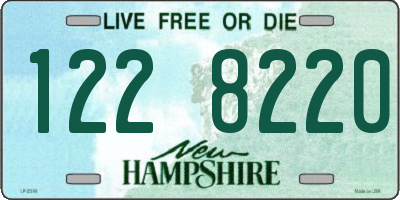 NH license plate 1228220
