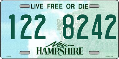NH license plate 1228242