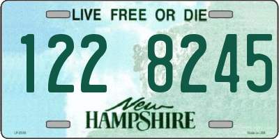 NH license plate 1228245