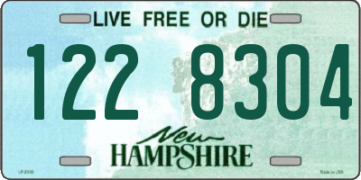 NH license plate 1228304