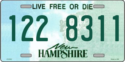 NH license plate 1228311