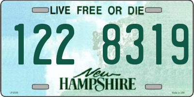 NH license plate 1228319