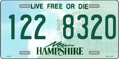 NH license plate 1228320