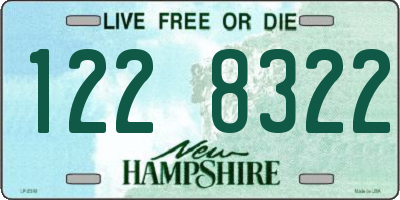 NH license plate 1228322