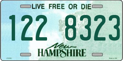 NH license plate 1228323