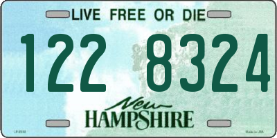 NH license plate 1228324