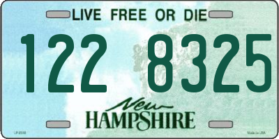 NH license plate 1228325
