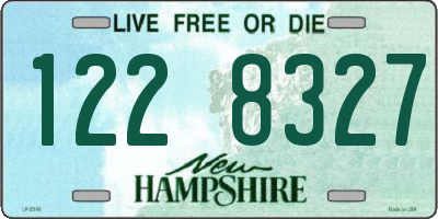 NH license plate 1228327