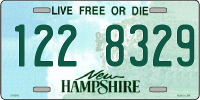 NH license plate 1228329