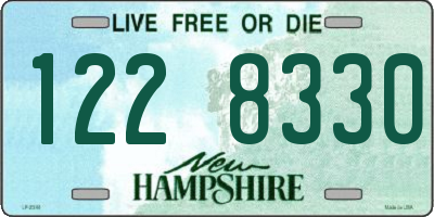 NH license plate 1228330