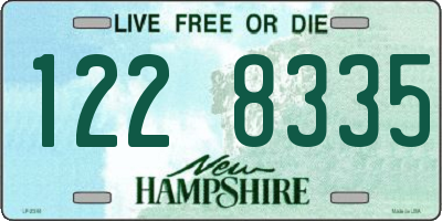 NH license plate 1228335