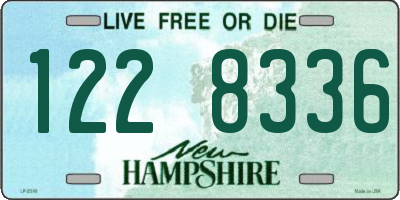 NH license plate 1228336