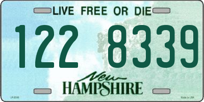 NH license plate 1228339