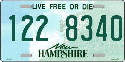 NH license plate 1228340