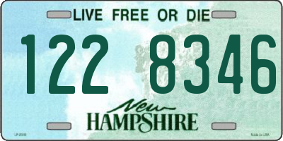 NH license plate 1228346