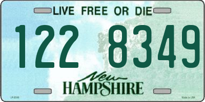 NH license plate 1228349