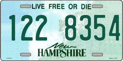 NH license plate 1228354