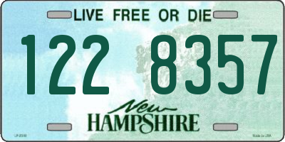 NH license plate 1228357