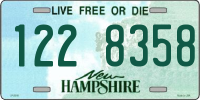 NH license plate 1228358