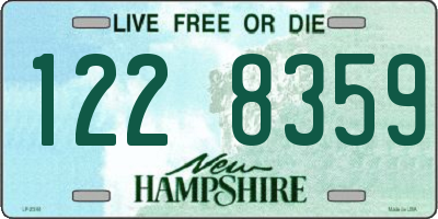 NH license plate 1228359
