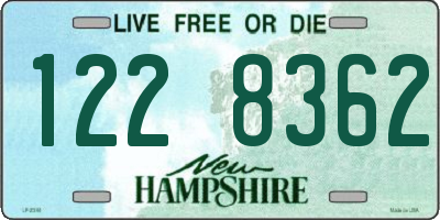 NH license plate 1228362