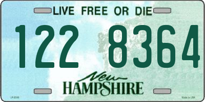 NH license plate 1228364