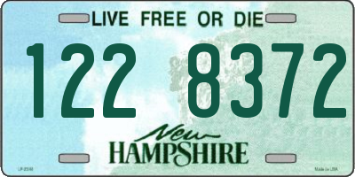 NH license plate 1228372
