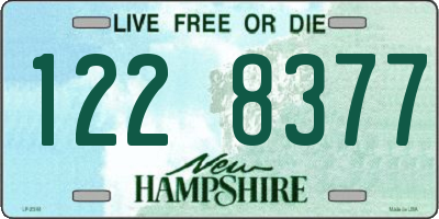 NH license plate 1228377