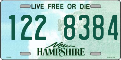 NH license plate 1228384