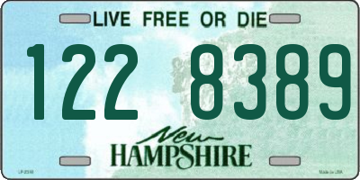 NH license plate 1228389