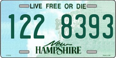 NH license plate 1228393