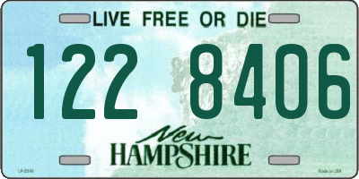 NH license plate 1228406
