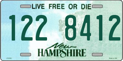 NH license plate 1228412