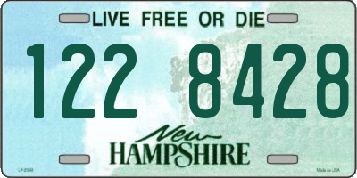 NH license plate 1228428