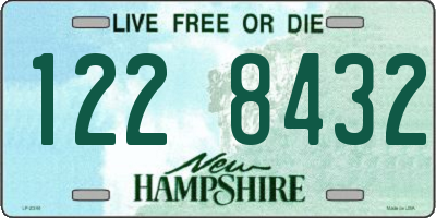NH license plate 1228432