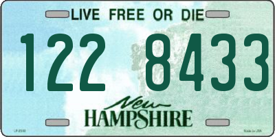 NH license plate 1228433