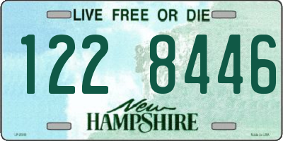 NH license plate 1228446