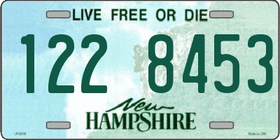 NH license plate 1228453