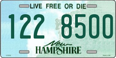 NH license plate 1228500