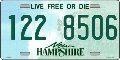 NH license plate 1228506