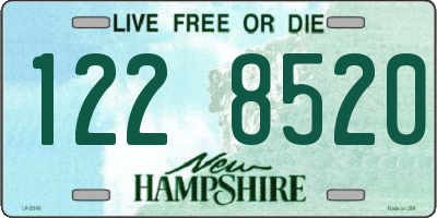 NH license plate 1228520