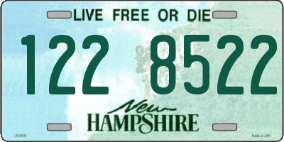 NH license plate 1228522