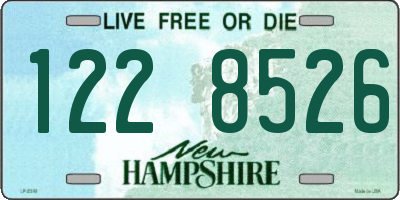 NH license plate 1228526