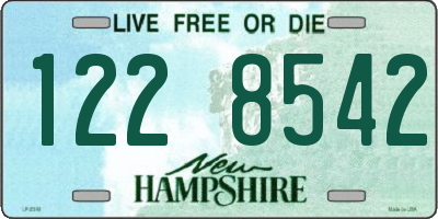 NH license plate 1228542